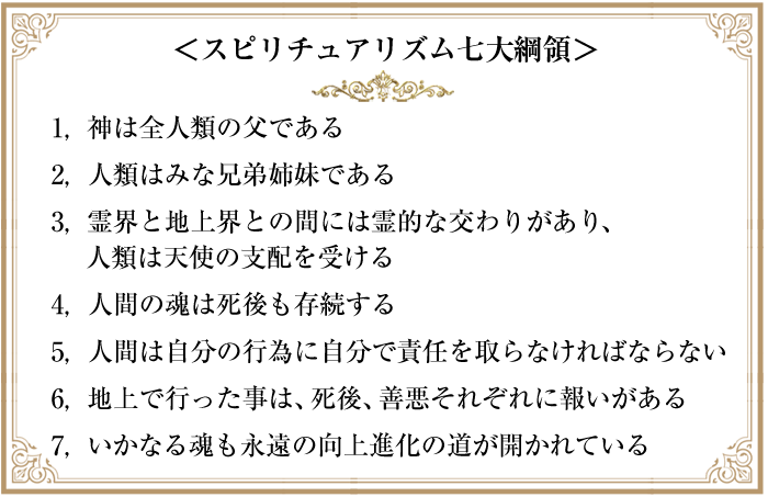 スピリチュアリズム七大綱領